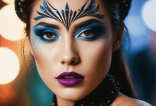 Maquiagem com Sombra Azul