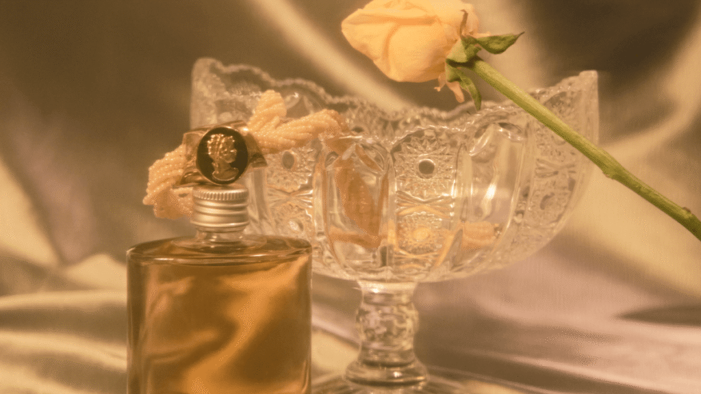 Perfume doce com notas de caramelo
